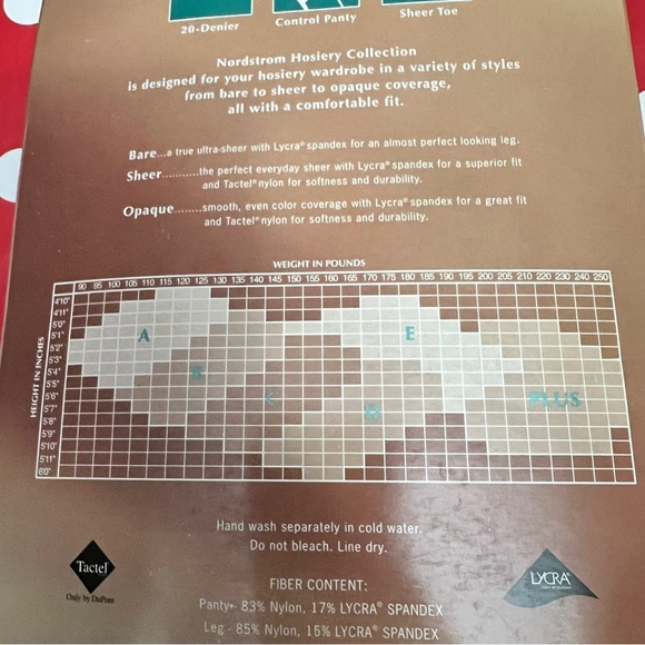 Vintage Nordstrom Sheer nylons - Picture 6 of 6